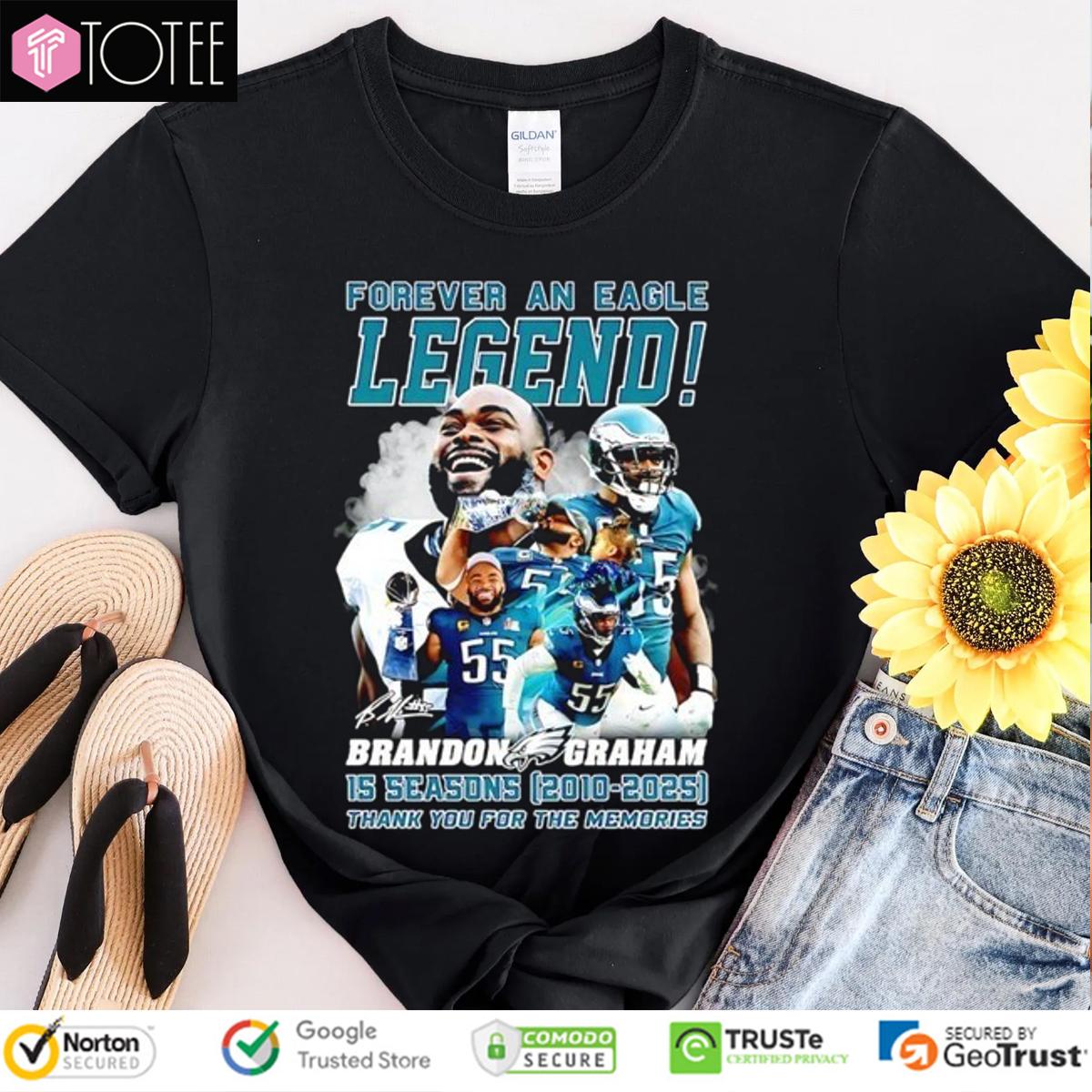 Forever An Philadelphia Eagles Legend Brandon Graham 2010-2025 T-Shirt
