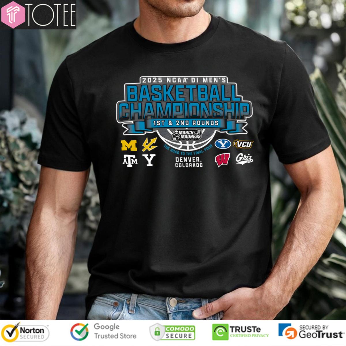 Ncaa Di Mens Basketball Championship 2025 Denver Colorado Shirt