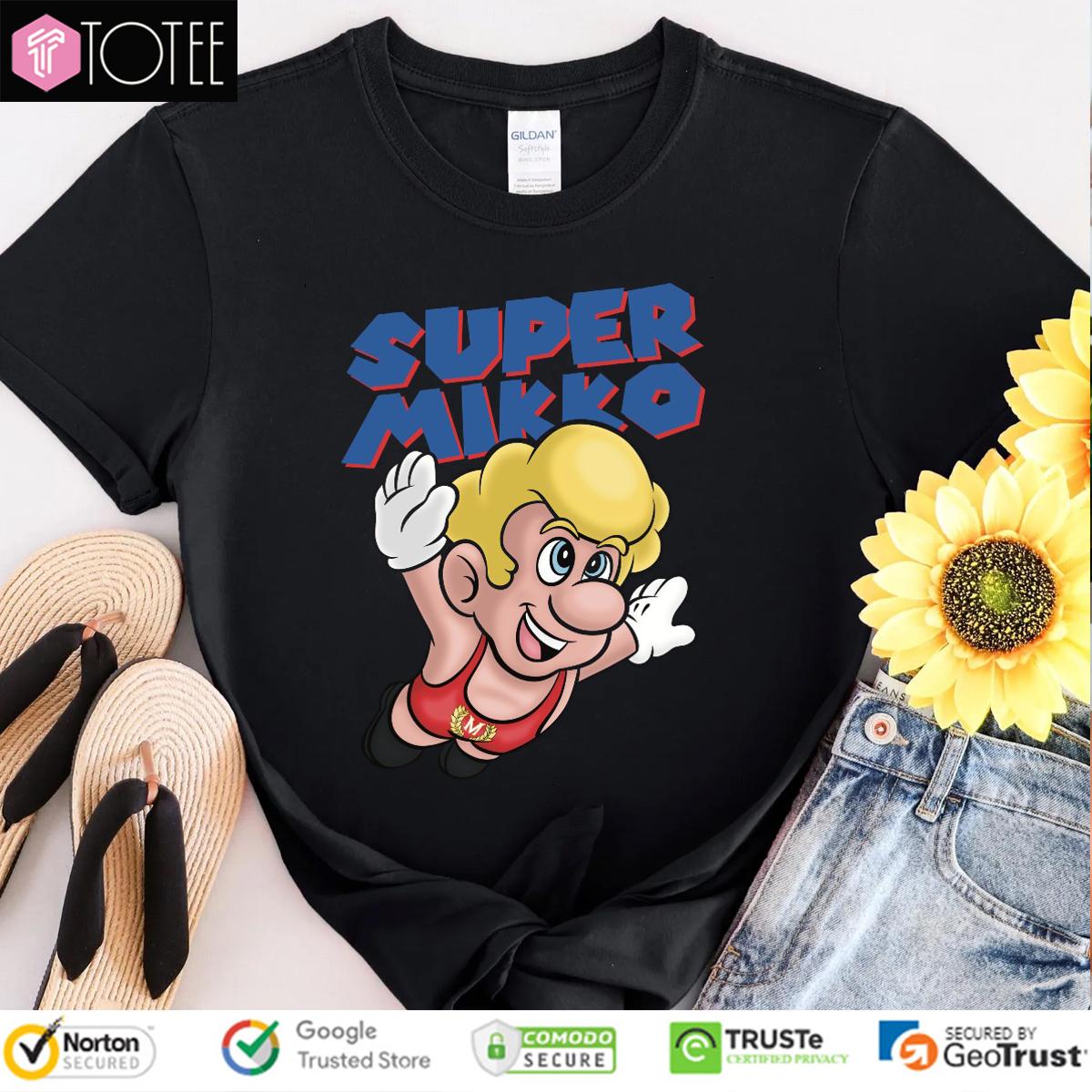 Super Mikko Parody Mikko Maestro Super Mario Bros T-Shirt