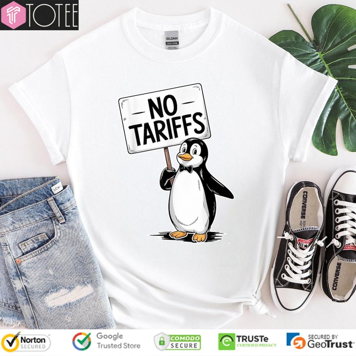Penguins No Tariffs Trump t-shirt: Get Your Shirt Today