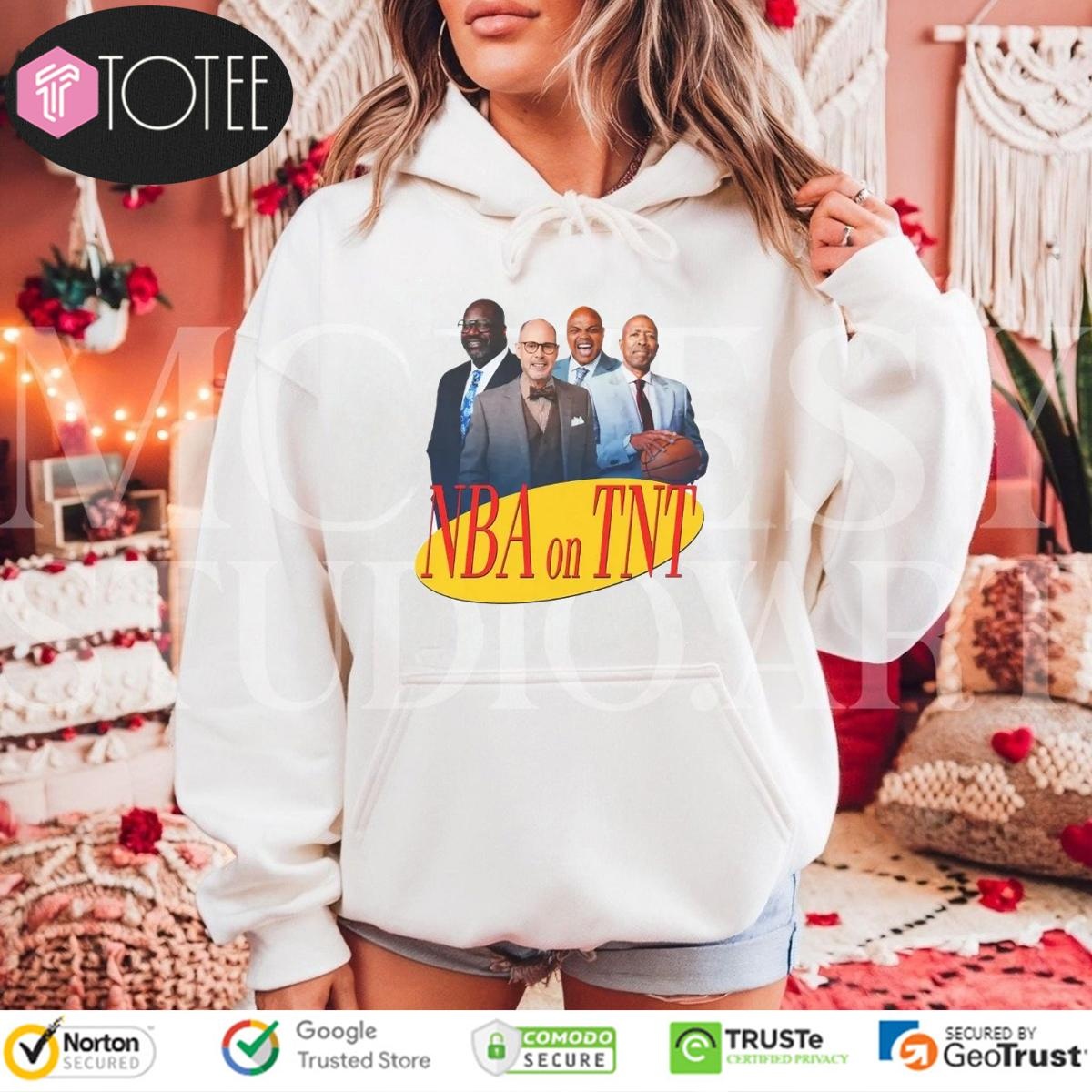 Nba On Tnt Basketball Tv Show Parody Seinfeld Hoodie