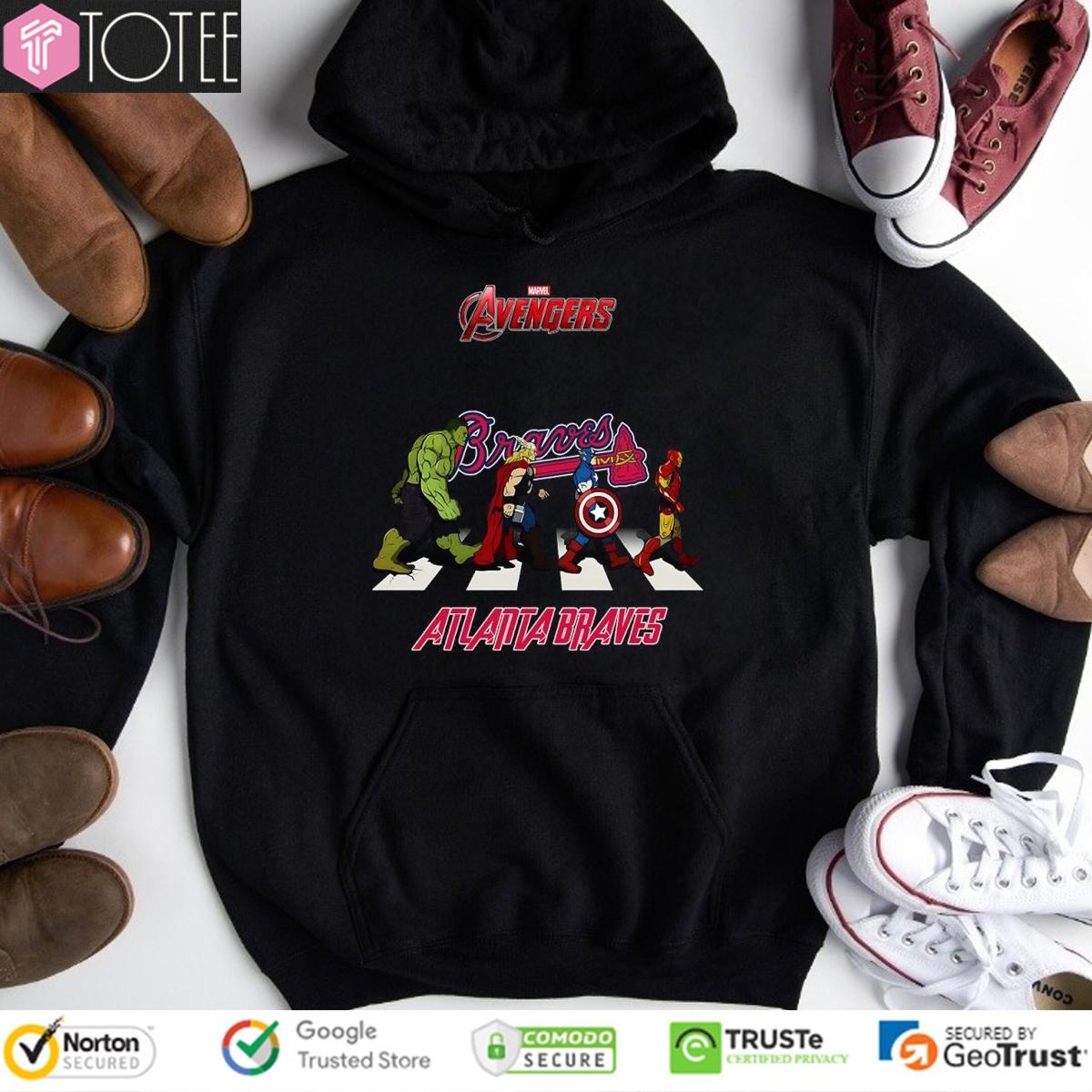 Atlanta Braves Marvel Avengers Abbey Road Hoodie