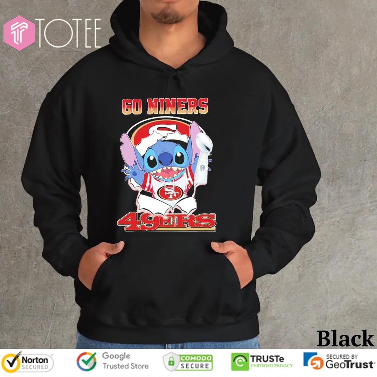 Stitch Hold Super Bowl Trophy Go Niners San Francisco 49Ers Hoodie