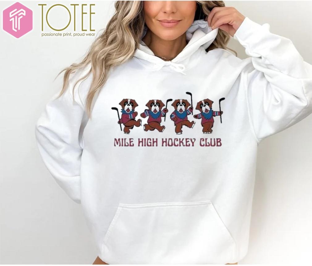 Grateful Dead Colorado Avalanche Mile High Hockey Club Hoodie