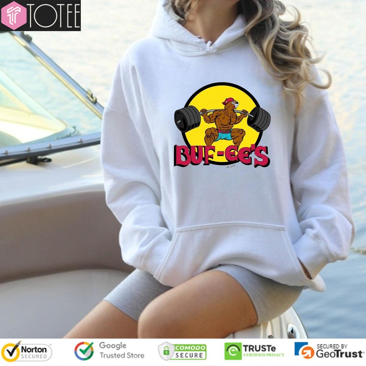 Buf-Ees Parody Buc-Ees Weightlifting Hoodie