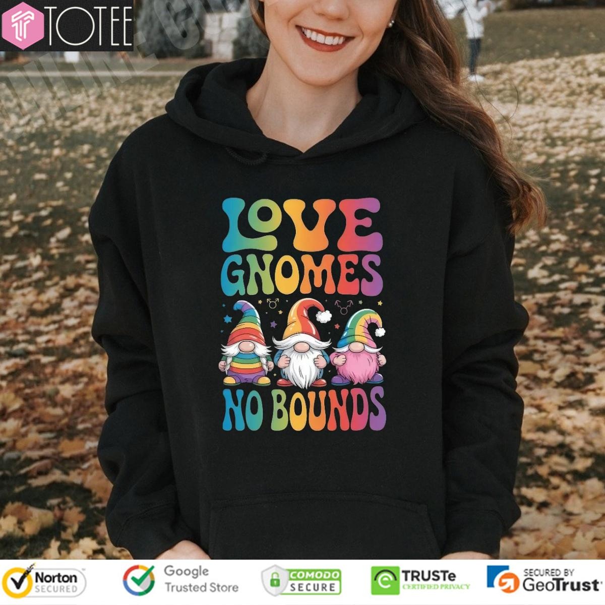 Lgbt Pride Love Gnome No Bounds Hoodie