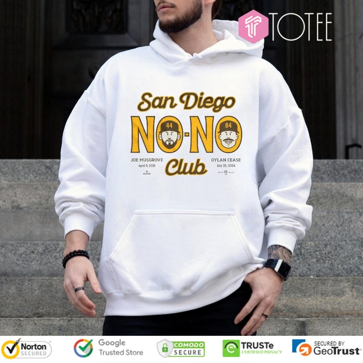 San Diego Padres Joe Musgrove And Dylan Cease No No Club Hoodie