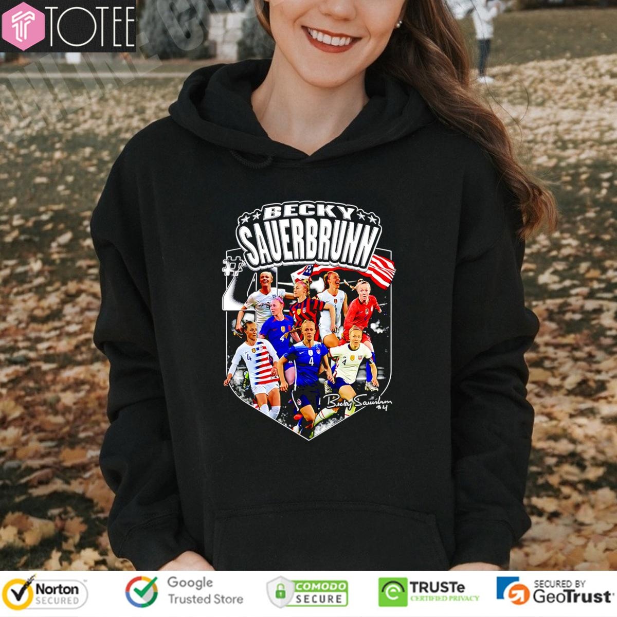 Uswnt Becky Sauerbrunn Farewell Signature Hoodie