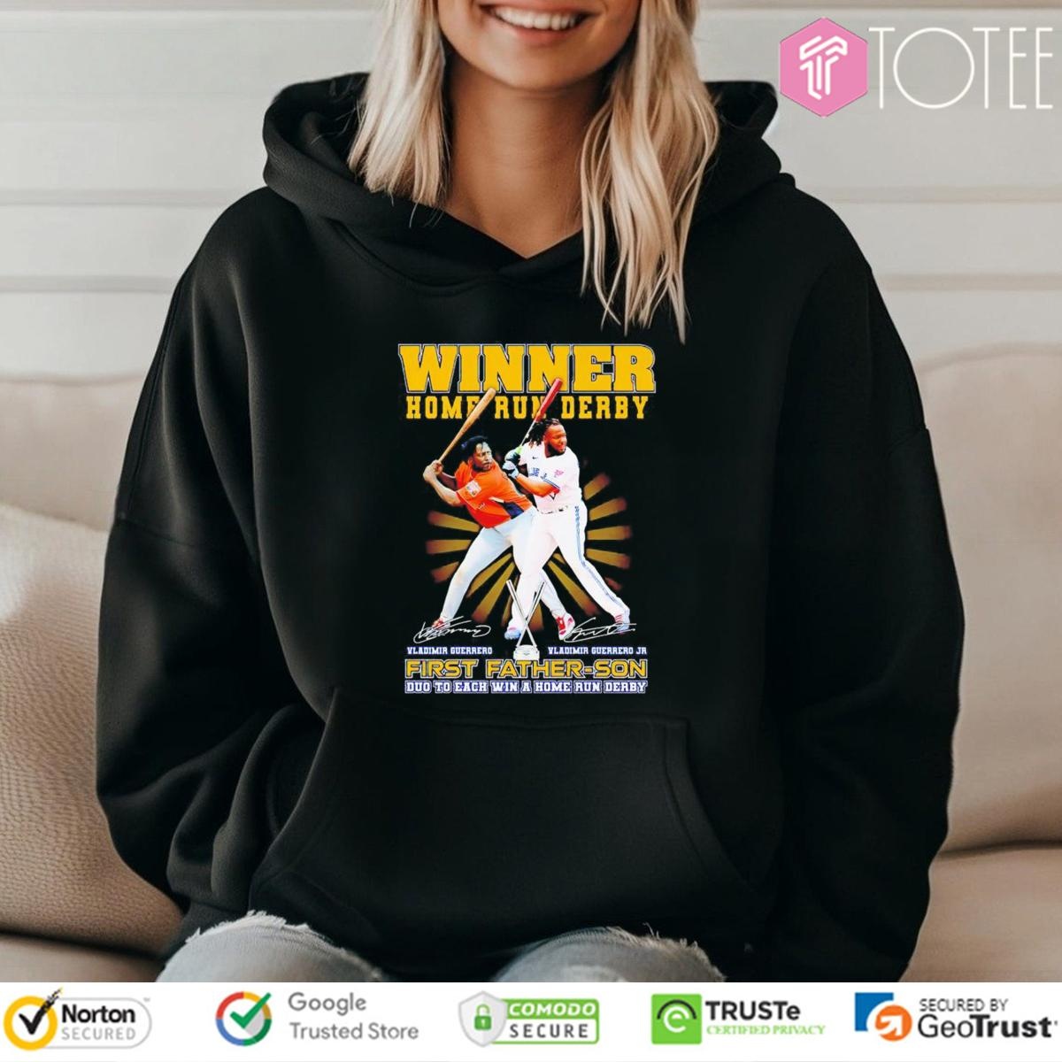 Vladimir Guerrero Father-Son Winner Home Run Derby Signatures Hoodie