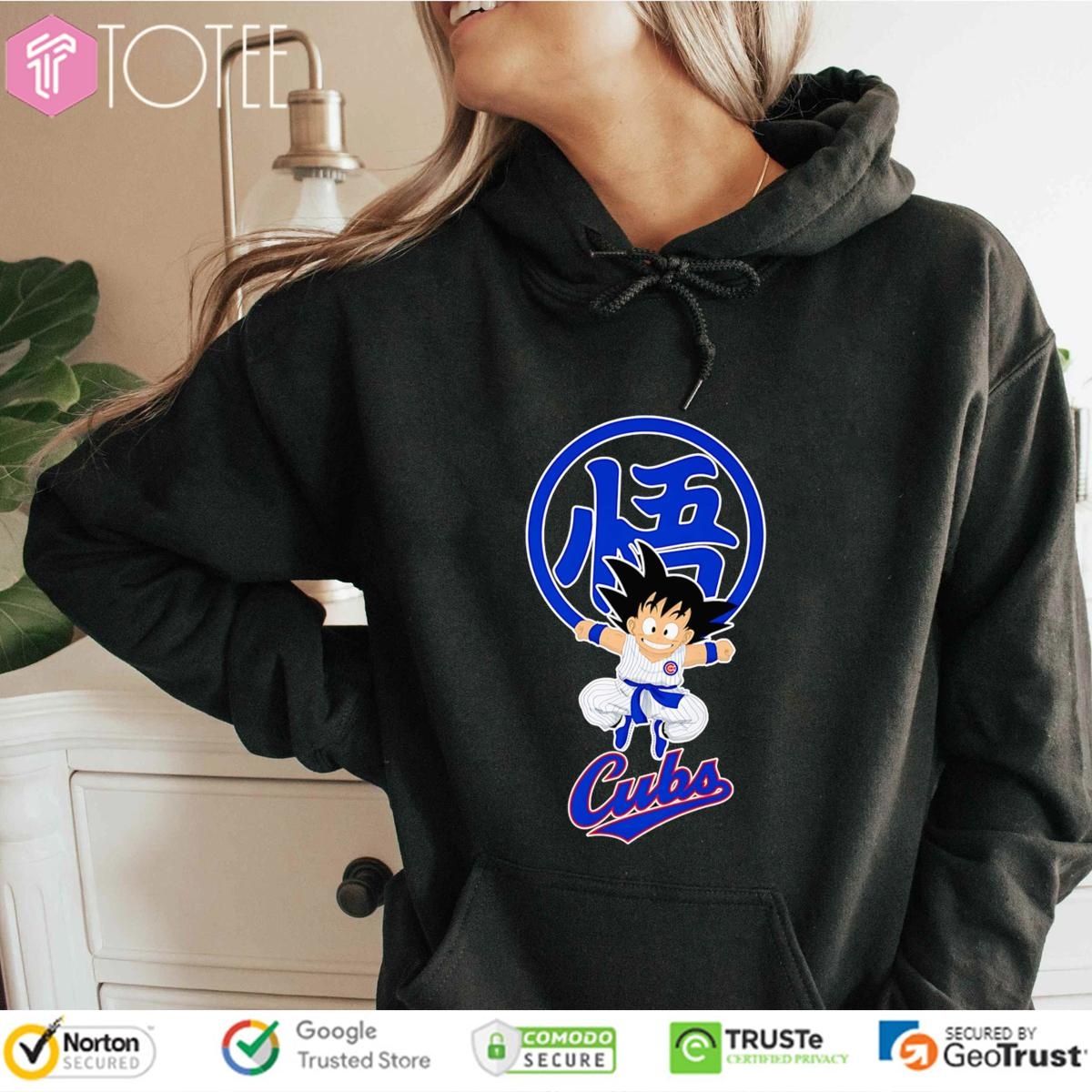 Son Goku Dragon Ball Z Chicago Cubs Baseball Hoodie