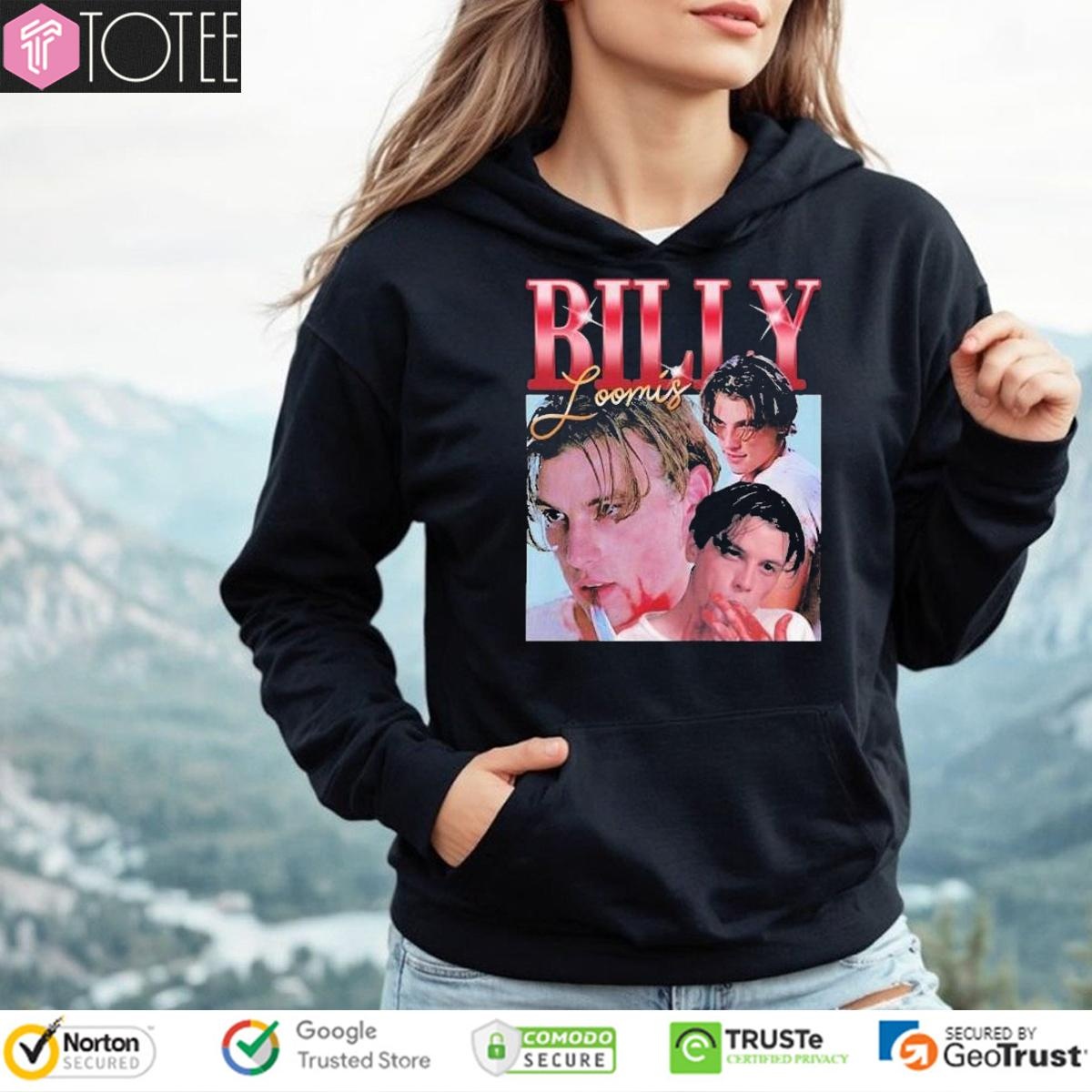 Billy Loomis Scream Vintage Bootleg Graphic Hoodie