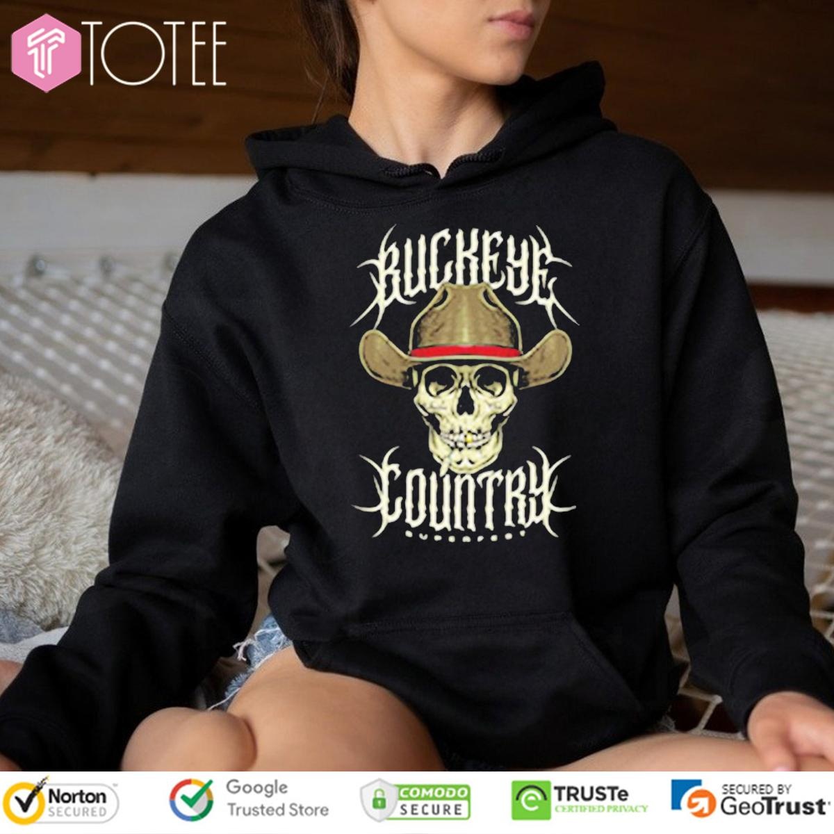 Buckeye Country Superfest 2025 Cowboy Skull Shirt Hoodie