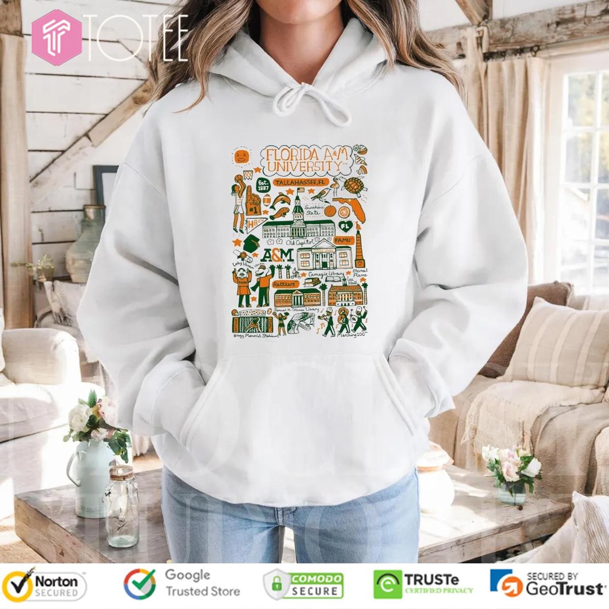 Florida A&M University Art Illustration Hoodie