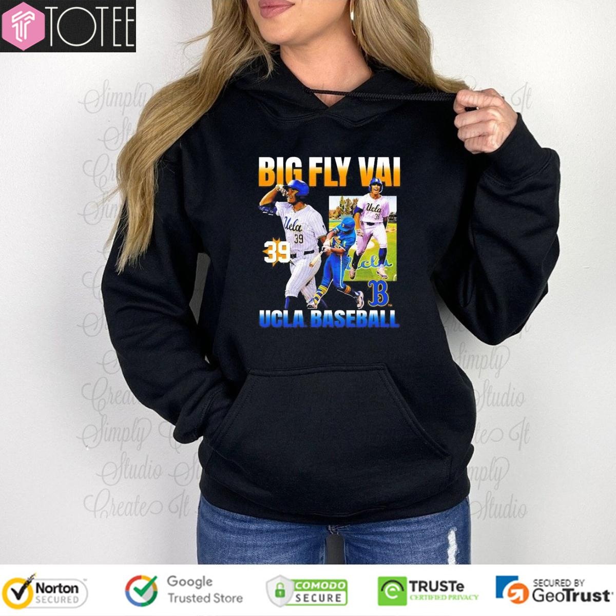 Mulivai Levu 90S Big Fly Vai Ucla Bruins Baseball Shirt Hoodie