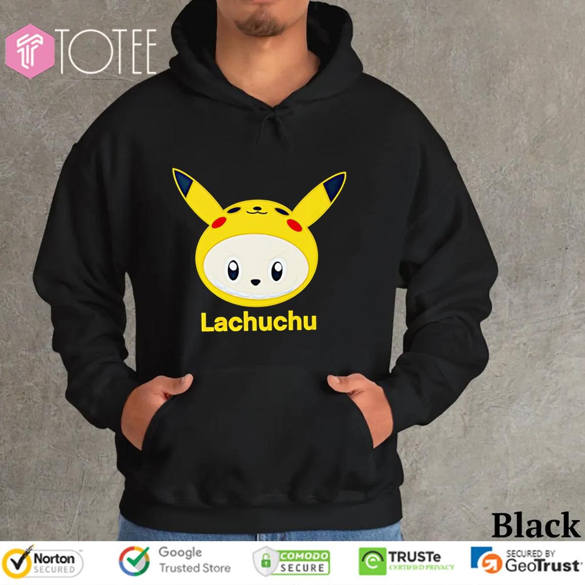 Lachuchu Parody Pikachu Labubu Pokemon Hoodie