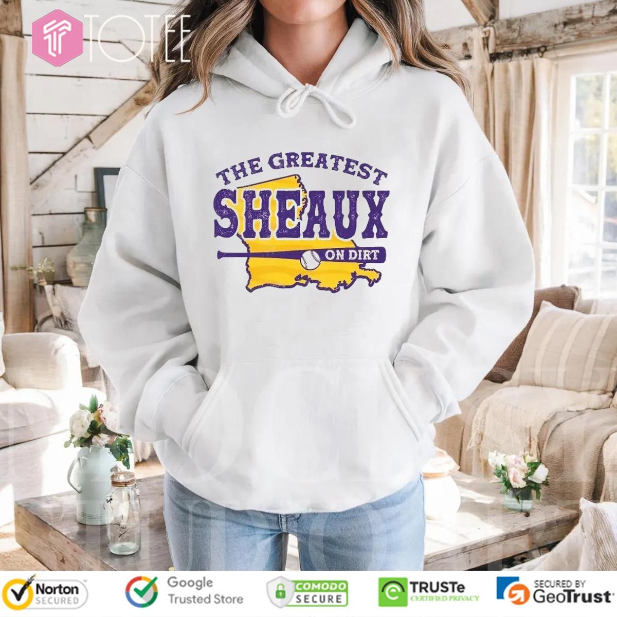 Tigers Baseball The Greatest Sheaux On Dirt Hoodie
