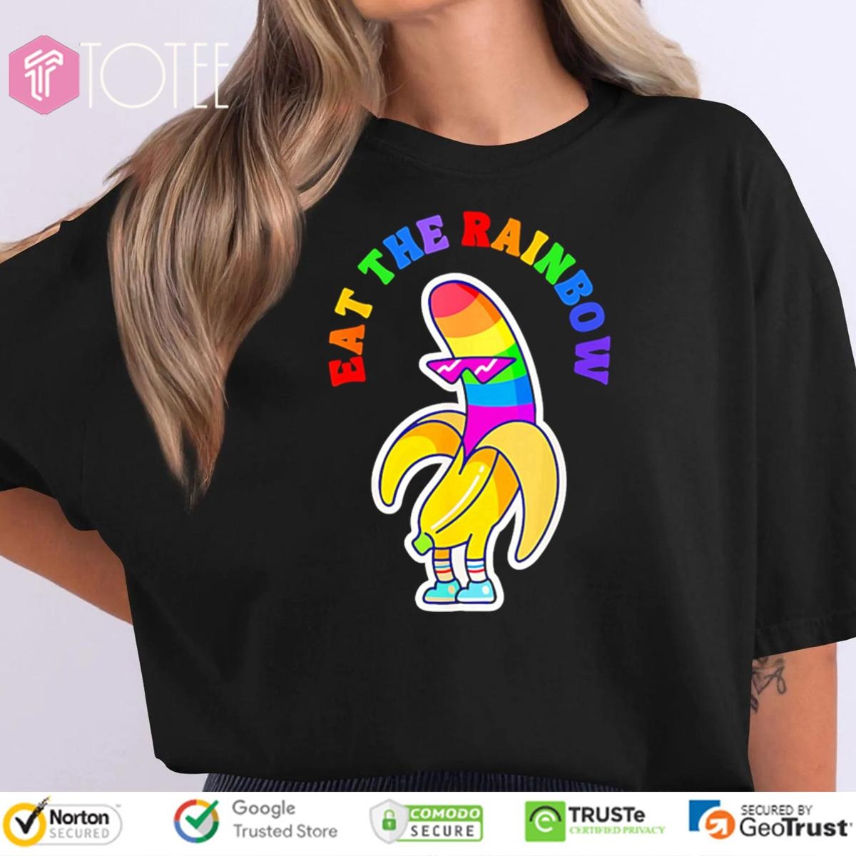 Banana Lgbt Pride Eat The Rainbow T-shirt