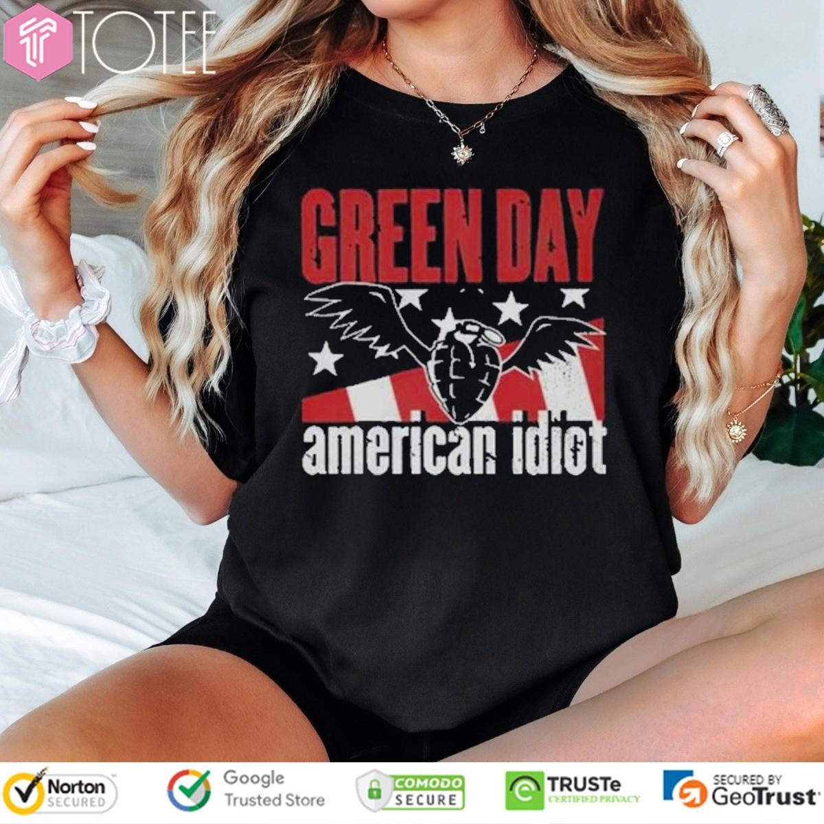 Green Day Band American Idiot T-shirt