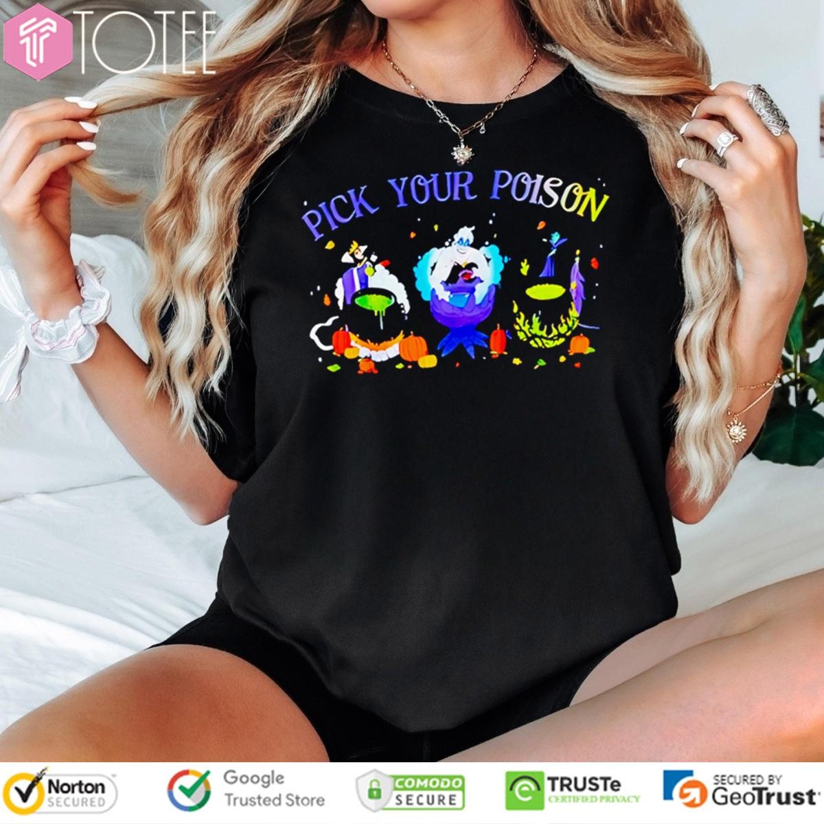 Pick Your Poison Disney Villains T-shirt