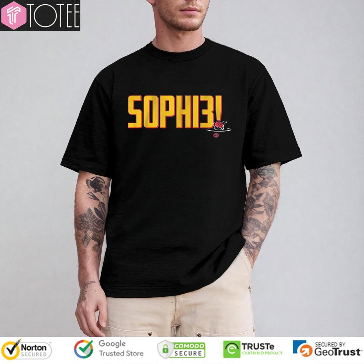 Sophi3 Indiana Fever Sophie Cunningham Indiana Basketball T-shirt